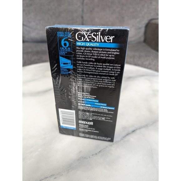 Vintage sealed NOS Maxell Blank VHS - Picture 2 of 2